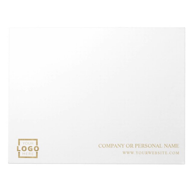 Anpassningsbar Logotyp Business Company Promotiona Anteckningsblock (Framsida)