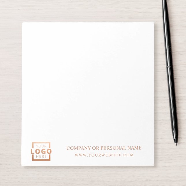 Anpassningsbar Logotyp Business Company Promotiona Anteckningsblock (This custom logo notepad is a great way to advertise your company.)