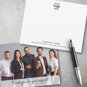 Anpassningsbar Logotyp Business Tack Company Namn Anteckningskort