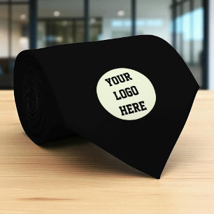 Anpassningsbar Logotyp Company Black Business Corp Slips