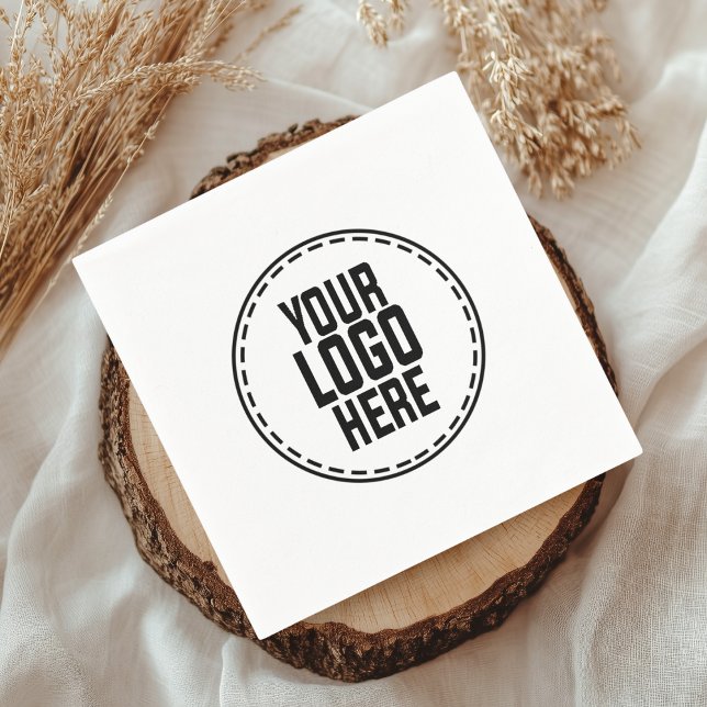 Anpassningsbar Logotyp Company Business Event Part Pappersservett (Skapare uppladdad)