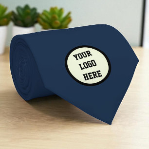 Anpassningsbar Logotyp Company Navy Blue Business  Slips