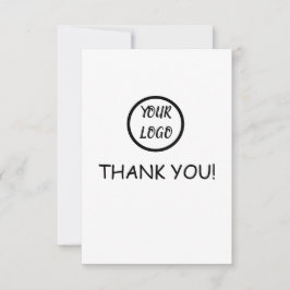 Anpassningsbar Logotyp Elegant Modern tackkort Tack Kort