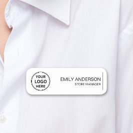 Anpassningsbar Logotyp Employee Magnetic Safety Pi Namnbricka