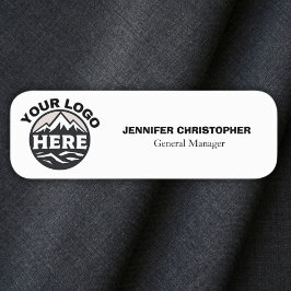 Anpassningsbar Logotyp Employee Promotional Compan Namnbricka