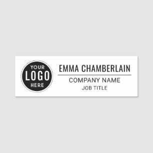 Anpassningsbar Logotyp Employee Safety Pin or Magn Namnbricka