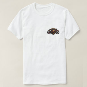 Anpassningsbar Logotyp för motorcykelns Klubb T Shirt