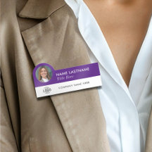 Anpassningsbar Logotyp Fototitel Lila Vita medarbe