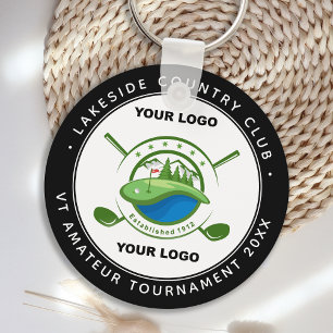 Anpassningsbar Logotyp Golf Klubb Swag Memorial To Nyckelring