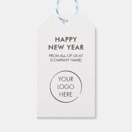 Anpassningsbar Logotyp Häng Märkre, Gott nytt år Presentetikett