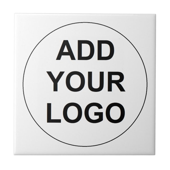 Anpassningsbar Logotyp Keramiska plattor Kakelplatta (Framsidan)