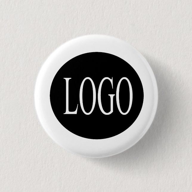 Anpassningsbar logotyp knapp pin (Framsida)