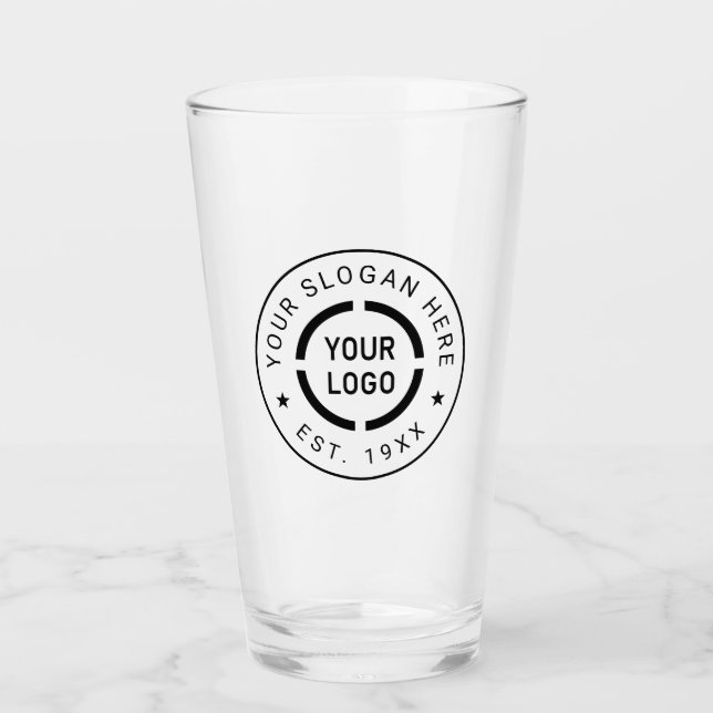 Anpassningsbar Logotyp marknadsföringsglas Glaskopp (Framsida)