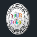 Anpassningsbar Logotyp Marknadsföringsstyrelse - A Darttavla<br><div class="desc">Teckenkort med Färg och teckensnitt - Enkel Personlig Webbplatsen för Logotypen för företag, Frimärke - Anpassade för säljfrämjande Professionell, Dartboard Gift - Lägg till Logotyp - Bild/Namn - Företag/webbplats eller Namn, e-post/mer - Ändra storlek och flytta eller ta bort och lägg till Mobilare / text med anpassning inslag. Menyn /...</div>