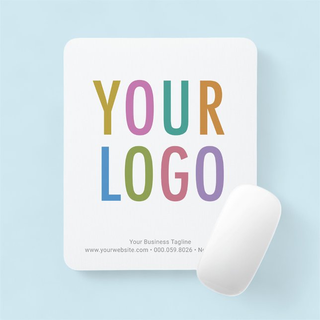 Anpassningsbar Logotyp med musmattans Trasa Fabric Musmatta (MISOOK White Mousepad with Logo)