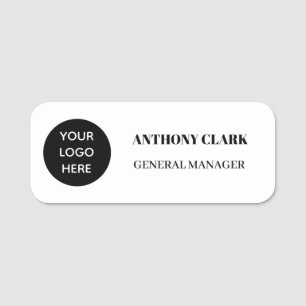 Anpassningsbar Logotyp medarbetare Magnetic eller Namnbricka
