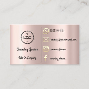 Anpassningsbar Logotyp Media Guld QR-koden Ro Gul Visitkort