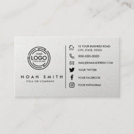 Anpassningsbar Logotyp Minimalistisk Professionell Visitkort