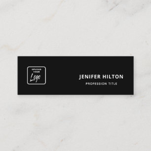 Anpassningsbar logotyp minimalistmedieikoner för s mini visitkort