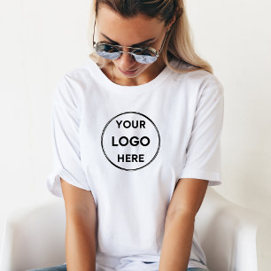 Anpassningsbar Logotyp Modern Business Company Per T Shirt