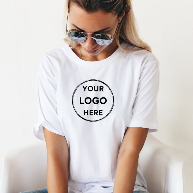 Anpassningsbar Logotyp Modern Business Company Per T Shirt (Skapare uppladdad)