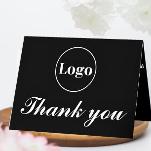Anpassningsbar Logotyp Modern Company Branded Tack Kort
