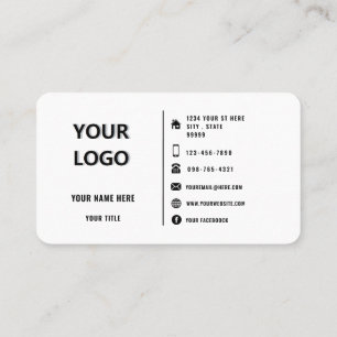 Anpassningsbar Logotyp Modern design Eleganten Fär Visitkort