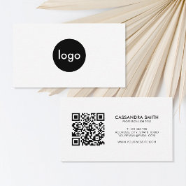 Anpassningsbar Logotyp Modern Minimalistisk Affärs Visitkort
