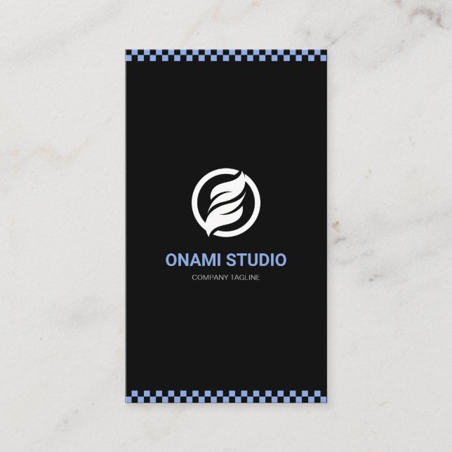 Anpassningsbar Logotyp Modern minimalistisk Person Visitkort (Framsida)