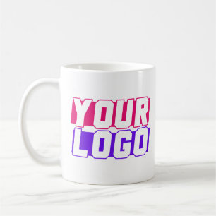 Anpassningsbar Logotyp Mugg Personlig Company Logo
