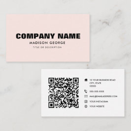 Anpassningsbar logotyp namn moderna minimalistiska visitkort