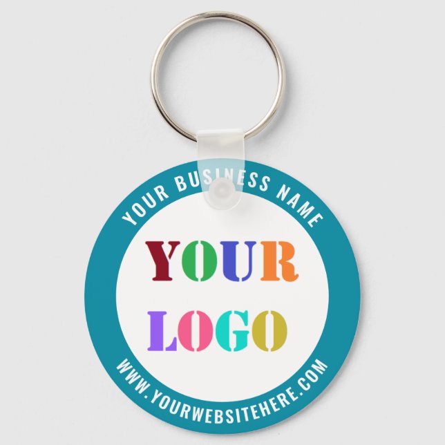 Anpassningsbar Logotyp Namn webbplats - Befordra n Nyckelring (Framsida)