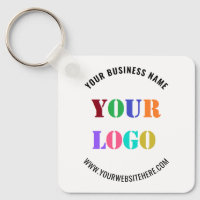 Anpassningsbar Logotyp Namn webbplats Keychain Pro
