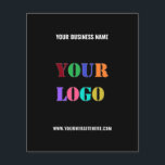 Anpassningsbar Logotyp Namn webbplats Promotional  Flygblad<br><div class="desc">Anpassningsbar Färg och teckensnitt - Logotyp- och textbefordringsprogram - Lägg till din Logotyp/bild och text/information - Ändra storlek på och flytta inslag med Anpassning verktyg. Välj/lägg till färg/teckensnitt/storlekt! Använda din logotyp - bild som inte bryter mot någons upphovsrätt!! Lycka till - BE Lycklig:)</div>