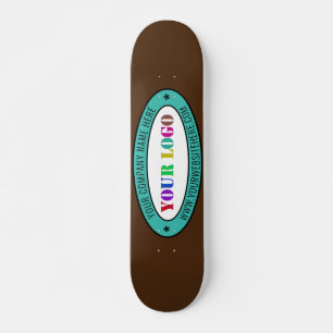 Anpassningsbar - Logotyp och Skateboard-mall för t Mini Skateboard Bräda 18,5 Cm