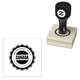 Anpassningsbar Logotyp Office Wooden Handle Jet Bl Stämpel