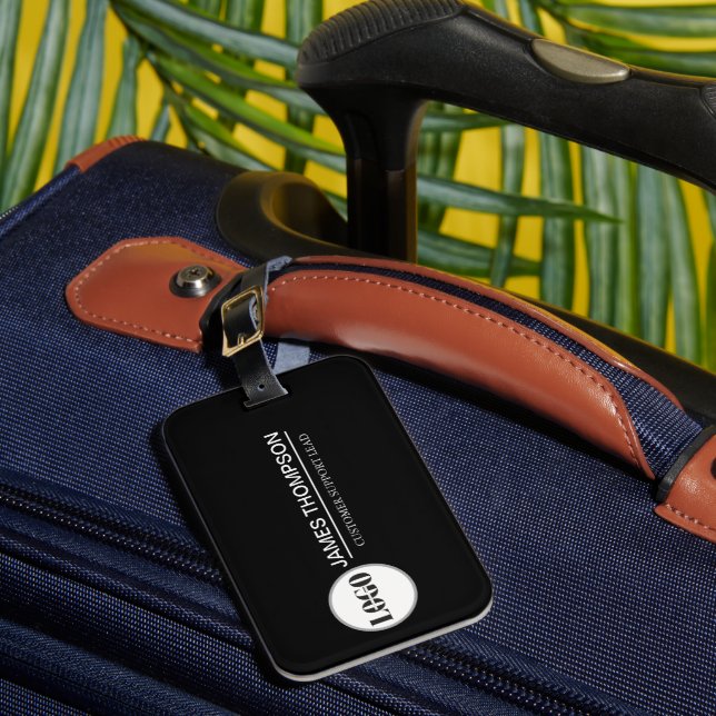 Anpassningsbar Logotyp Personal Gear for Your Busi Bagagebricka (Framsida Insitu 1)