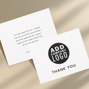 Anpassningsbar Logotyp Personlig Business Tack Kort