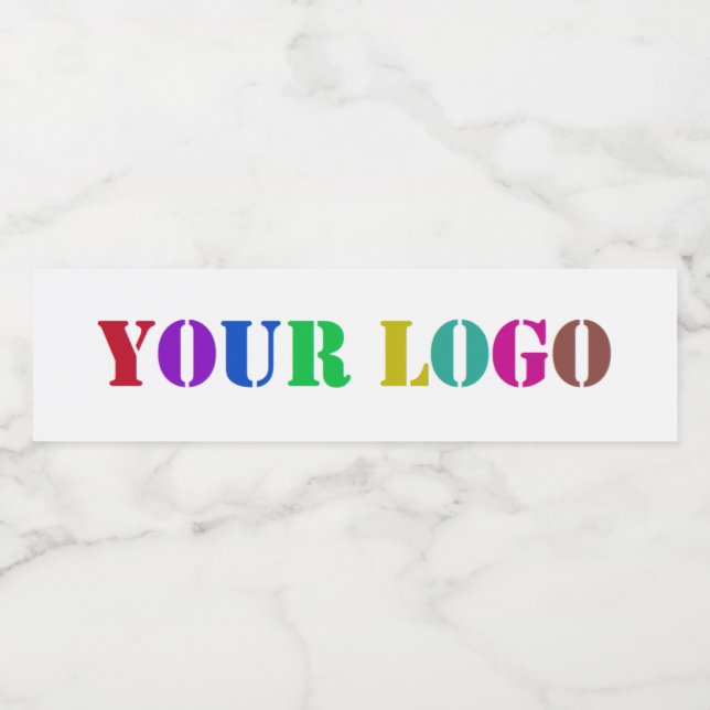 Anpassningsbar Logotyp Personlig för affärsfrämjan Vattenflaskor Etikett (Singel etikett)
