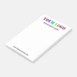 Anpassningsbar Logotyp - Personlig för att främja  Post-it Block