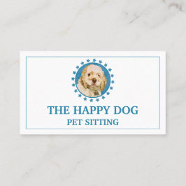 Anpassningsbar Logotyp Pet Business Visitkort