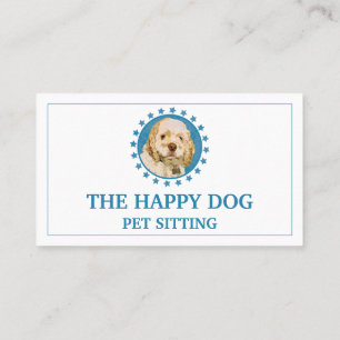 Anpassningsbar Logotyp Pet Business Visitkort