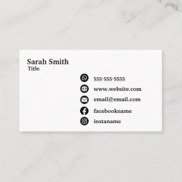 Anpassningsbar Logotyp Pet Business Visitkort