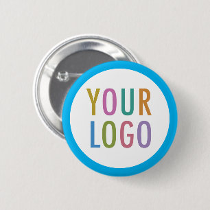Anpassningsbar Logotyp Pin Back Button Round Badge Knapp