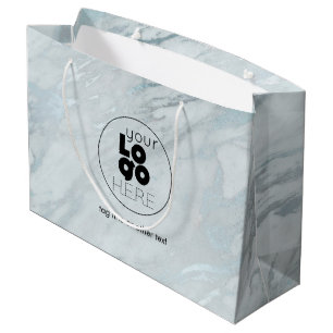 Anpassningsbar Logotyp Platinum Marble XL Papper S