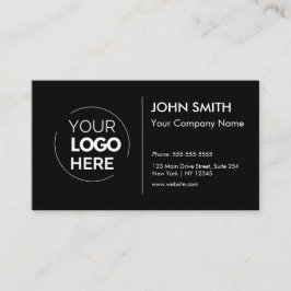 Anpassningsbar Logotyp Professionell Modern Minima Visitkort