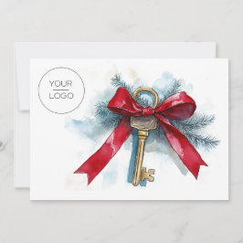 Anpassningsbar Logotyp Real Gods Team Photo Jul Julkort