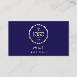 Anpassningsbar Logotyp Social Media QR-kod Guld ma Visitkort