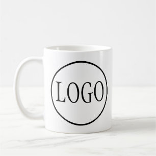 Anpassningsbar Logotyp Sticker på kaffe mugg