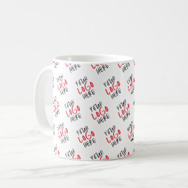 Anpassningsbar Logotyp Stickers | Affärsgren Kaffemugg